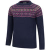 Hoggs Of Fife Jura Ladies Fair Isle Crew Neck Pullover