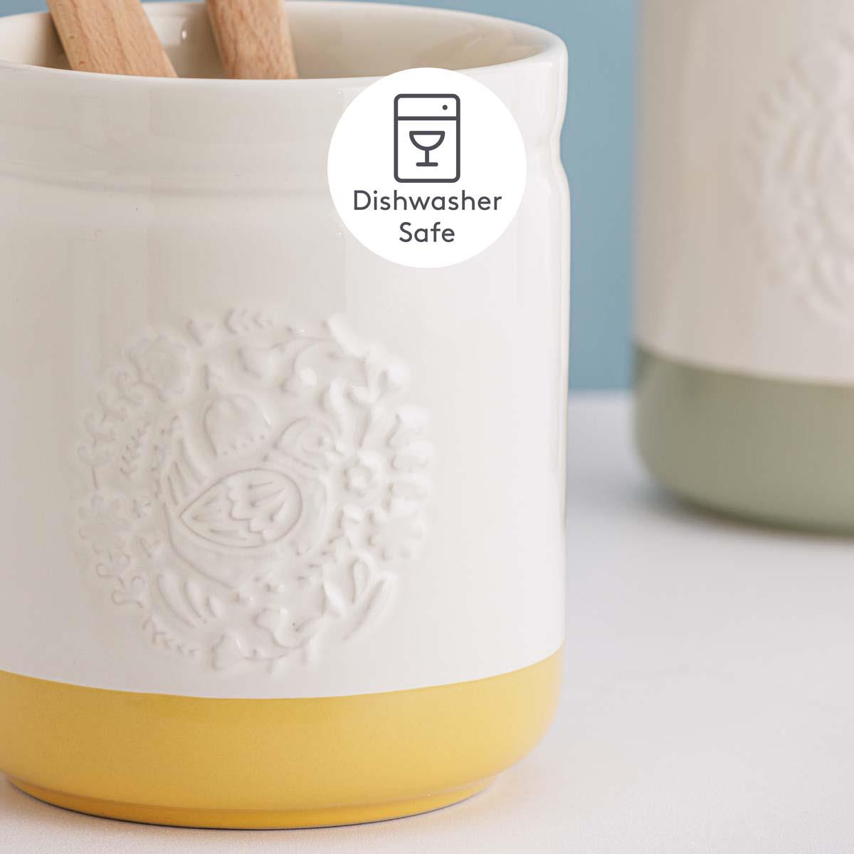Mason Cash Home To Roost Utensil Pot INFO2
