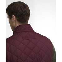 BORDEAUX Barbour Mens New Lowerdale Gilet BACK