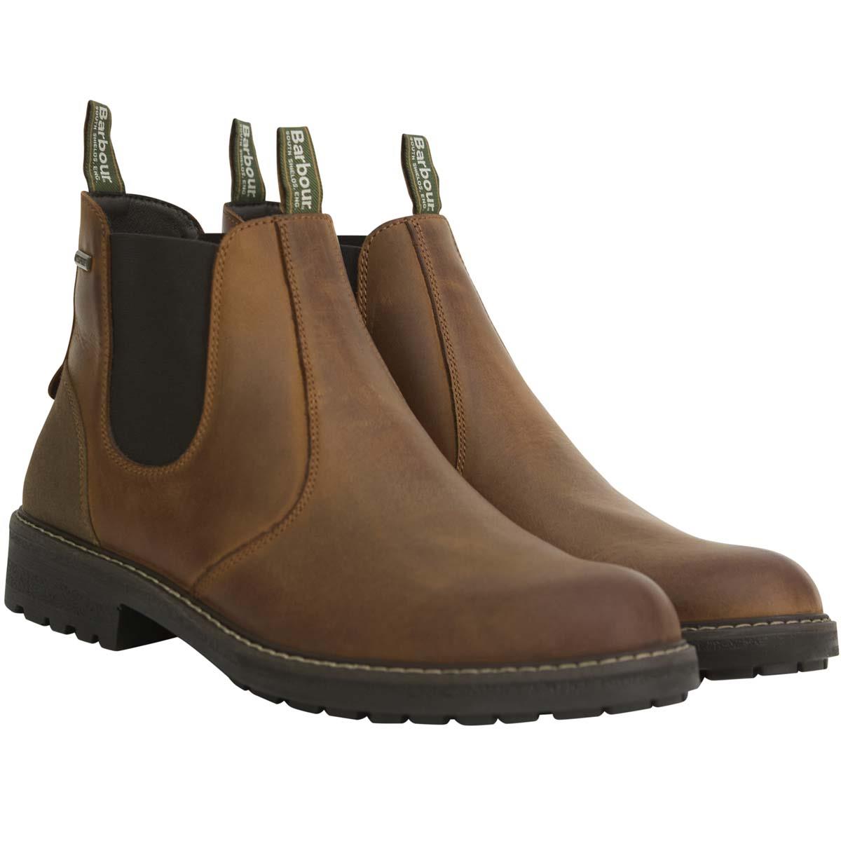 TEAK Barbour Mens Embleton Chelsea Boot