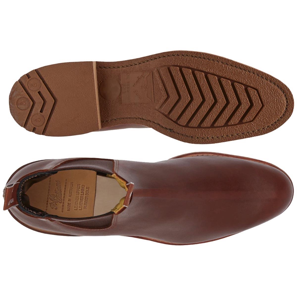 Brown R.M. Williams Mens Gammon Boots Sole