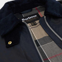 Royal Navy/Black/Dress Tartan Barbour Womens Kearton Wax Jacket Lining