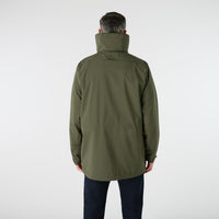 Deep Green Musto Mens Country Fenland Stretch Waterproof Jacket Back