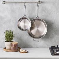 Le Creuset Classic 3-ply Stainless Steel Uncoated Frying Pan