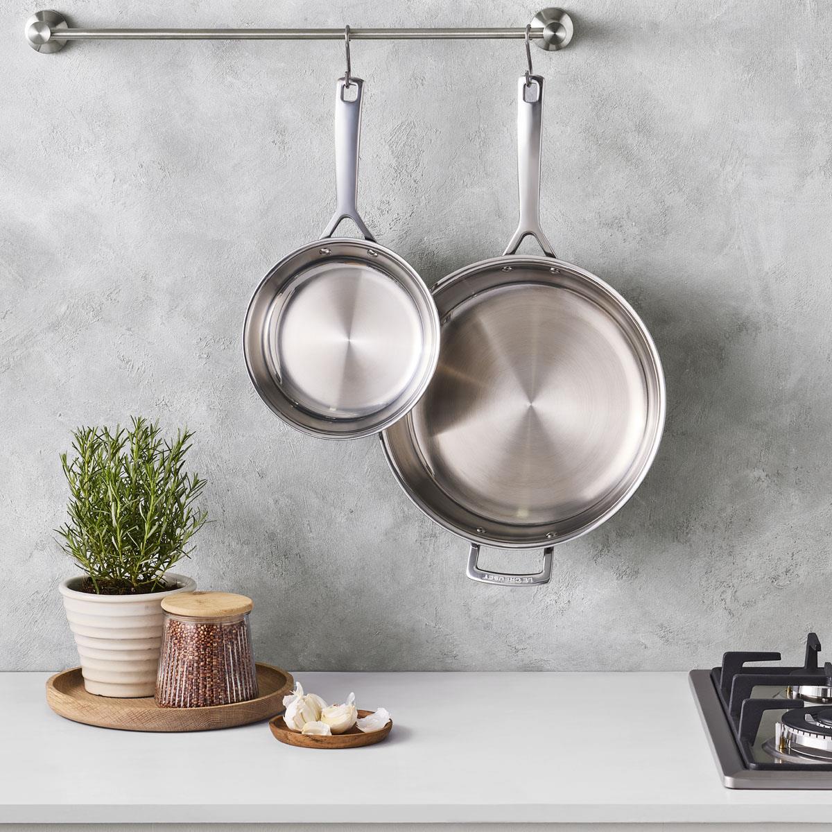 Le Creuset Classic 3-ply Stainless Steel Uncoated Frying Pan