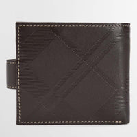 Brown Barbour Mens Bamburgh Deboss Leather Wallet Back
