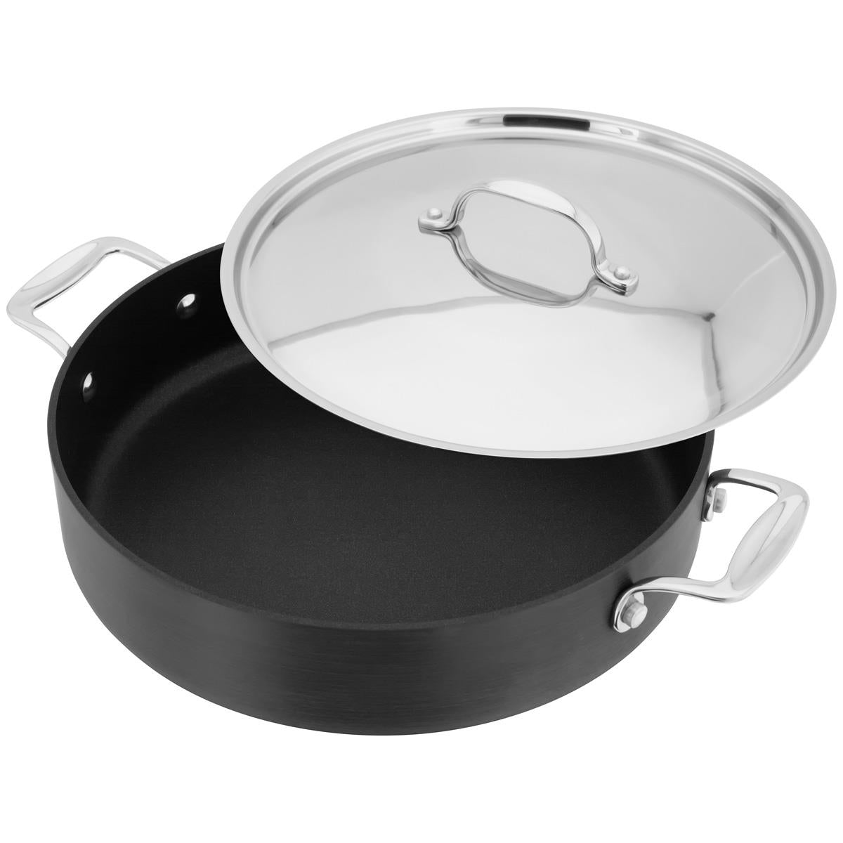 Stellar Hard Anodised Non-Stick Sauteuse Pan
