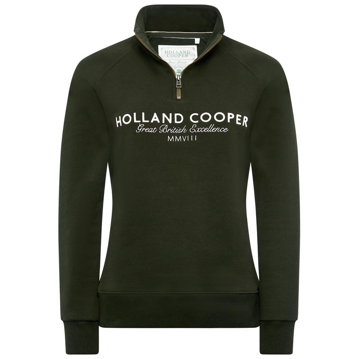 Holland Cooper Womens Sporting Goods Zip Henley