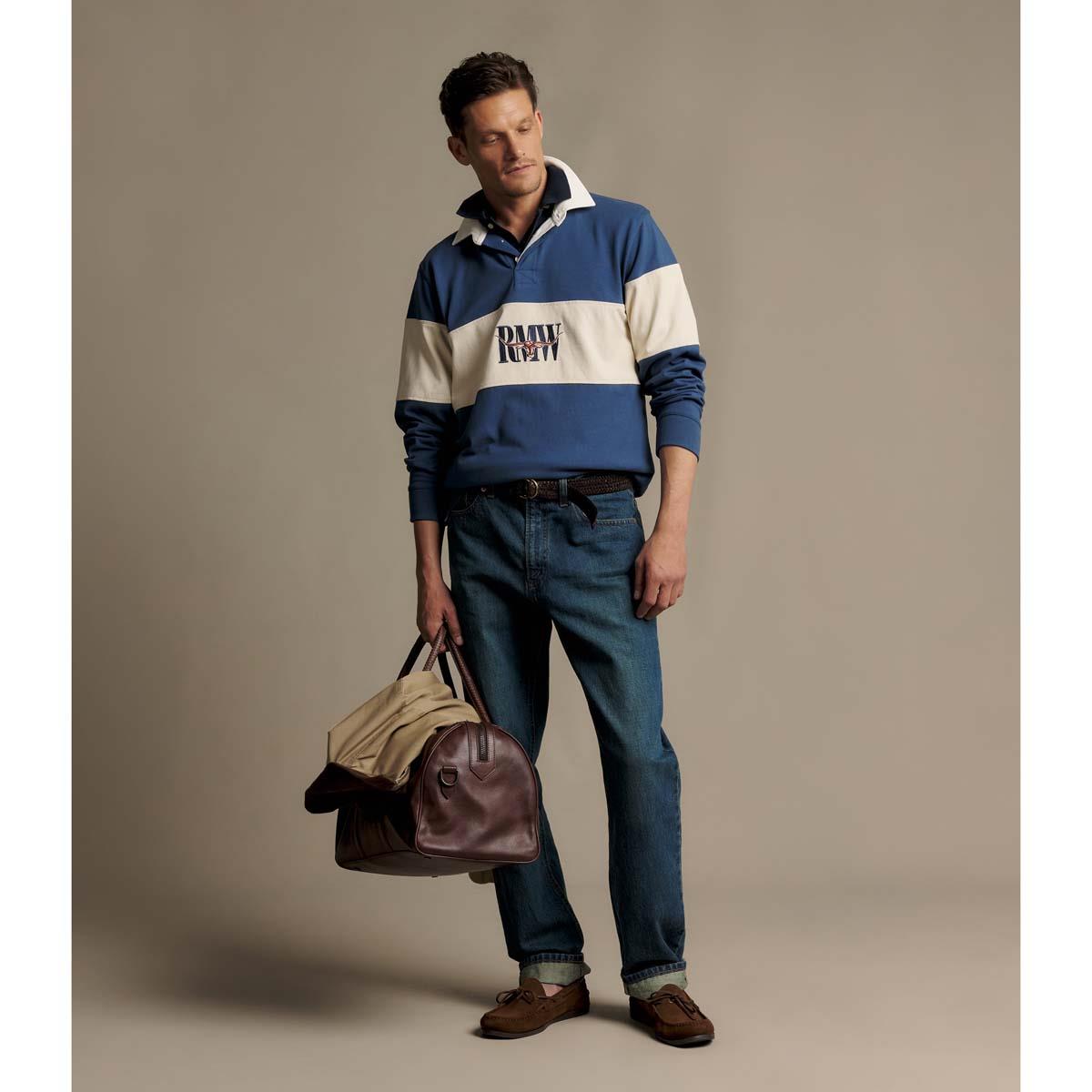 R.M. Williams Mens Heritage Rugby Top