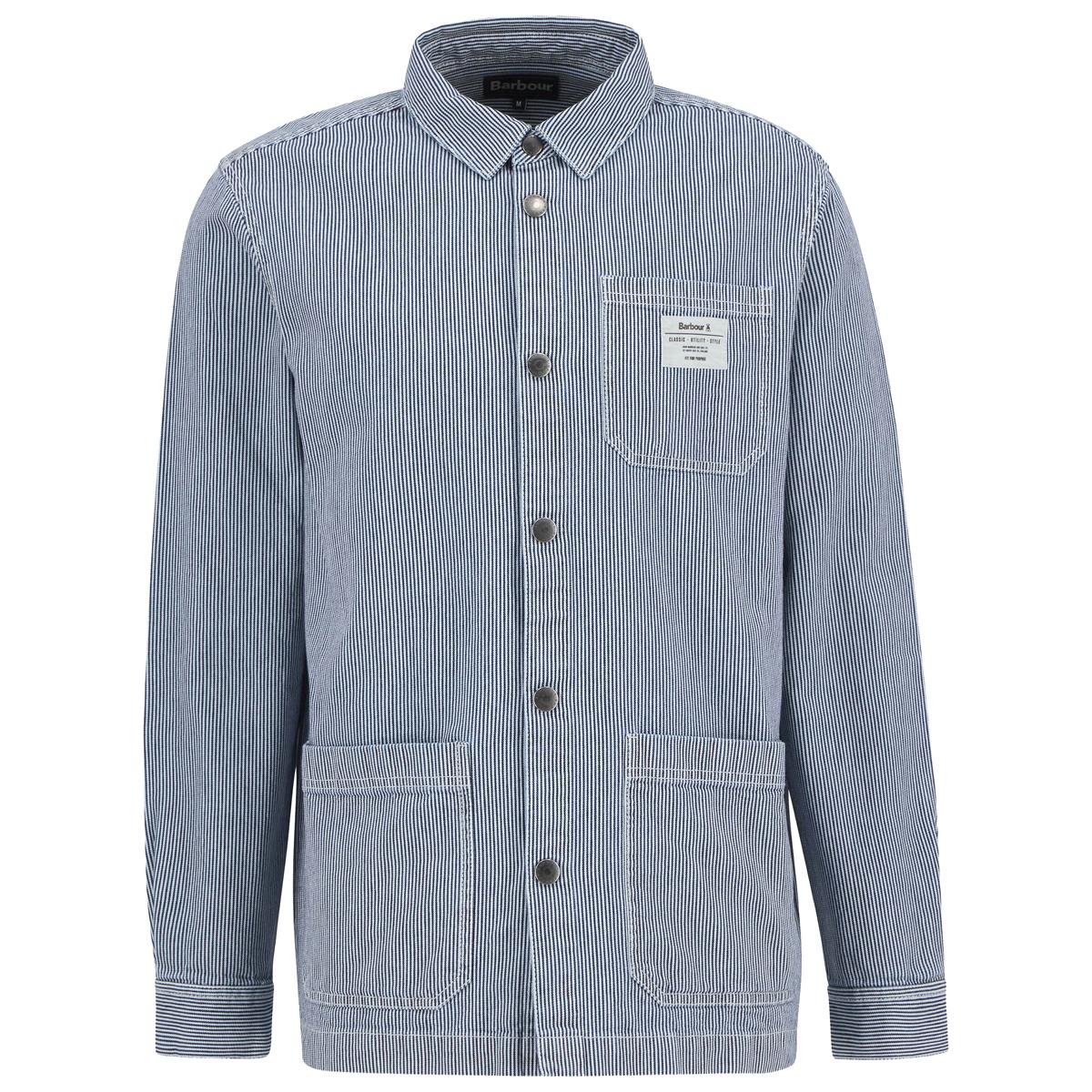 Barbour Mens Tindale Stripe Overshirt