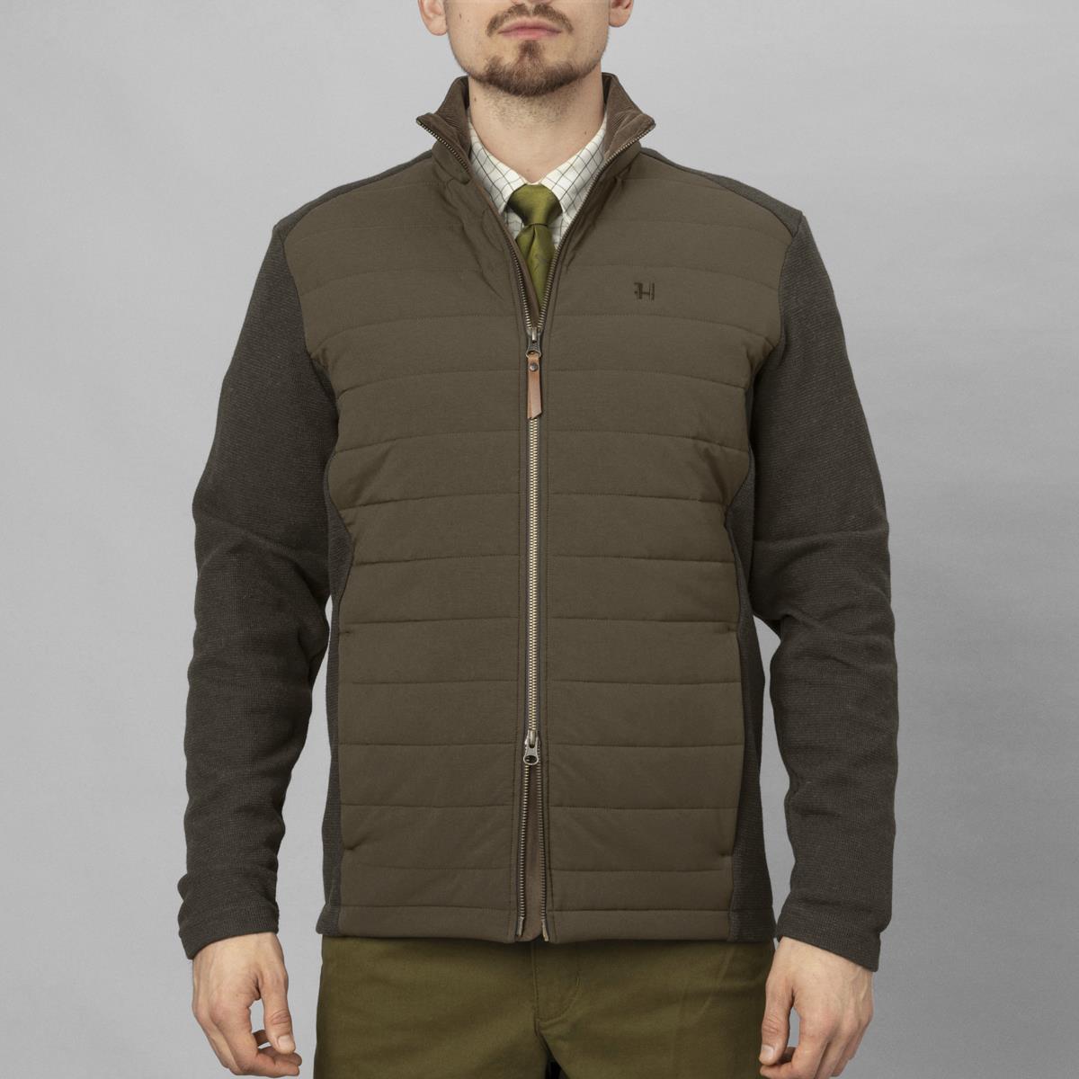 Willow Green Harkila Mens Sandhem Pro Insulated Cardigan Front