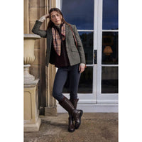 Dark Choc Barbour Womens Theodora Riding Boot LS3