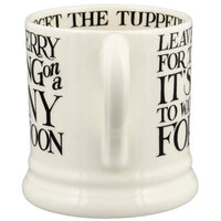 Emma Bridgewater Black Toast Blackberry Half Pint Mug Handle