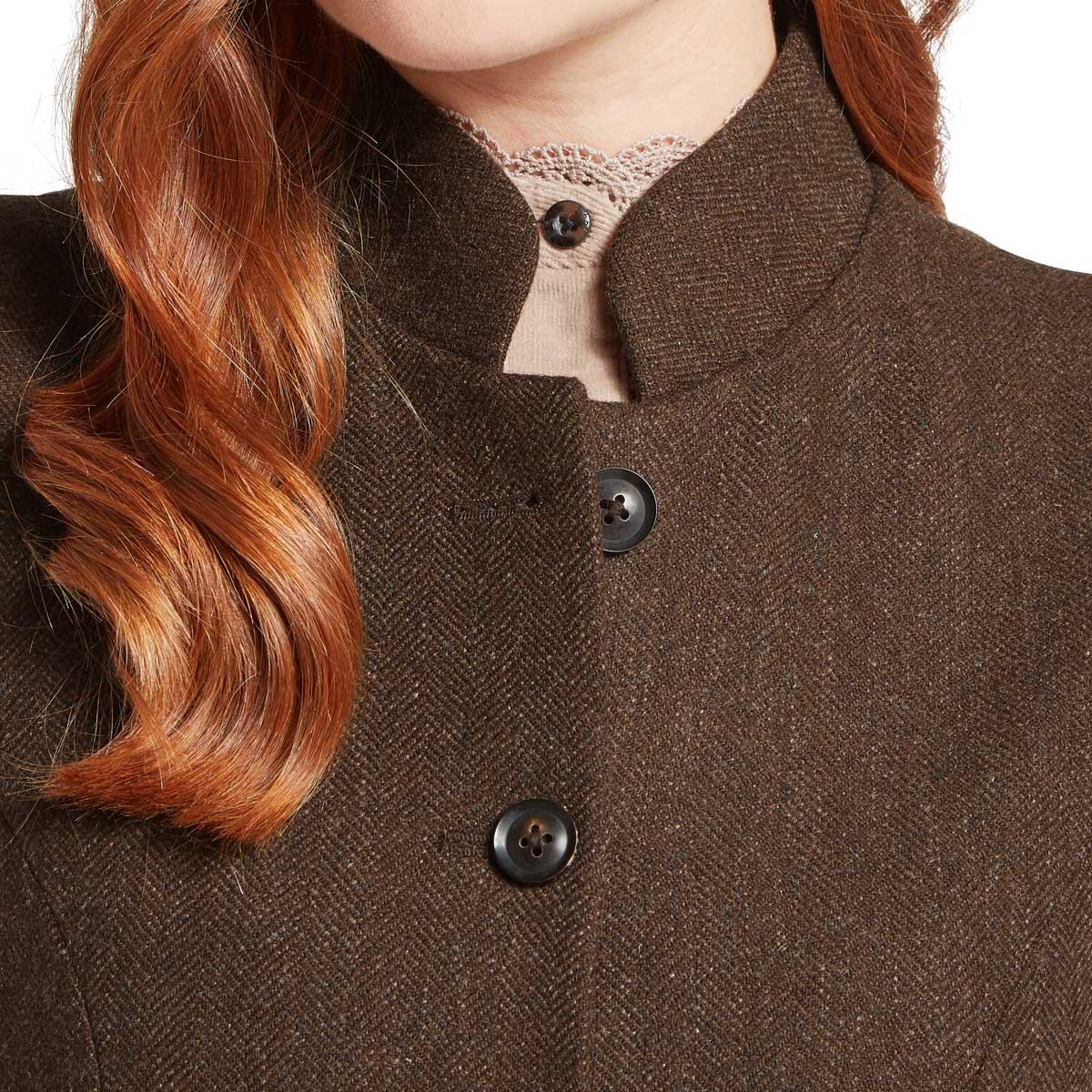 Schoffel Womens Millport Tweed Nehru Waistcoat