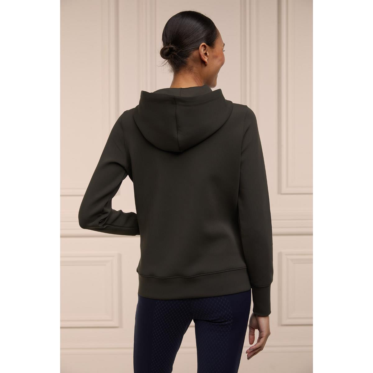 Heritage Khaki Holland Cooper Womens Crystal Hoodie Back
