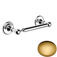 Polished Brass Samuel Heath Novis Double Post Toilet Roll Holder N1052