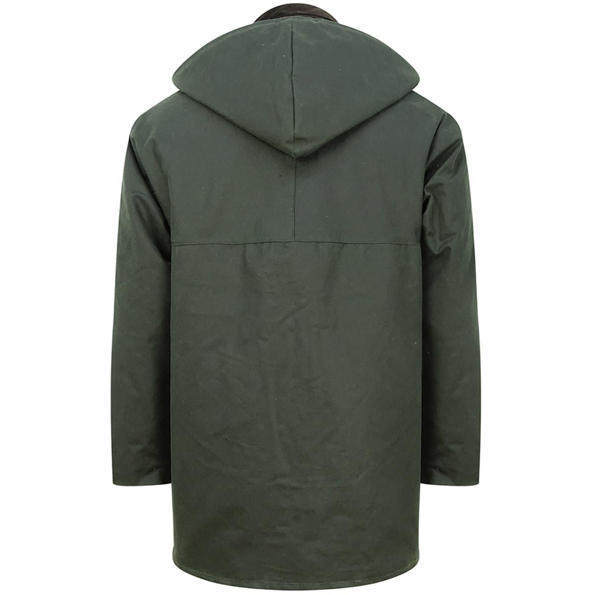 Olive Hoggs Of Fife Padded Wax Jacket Rear