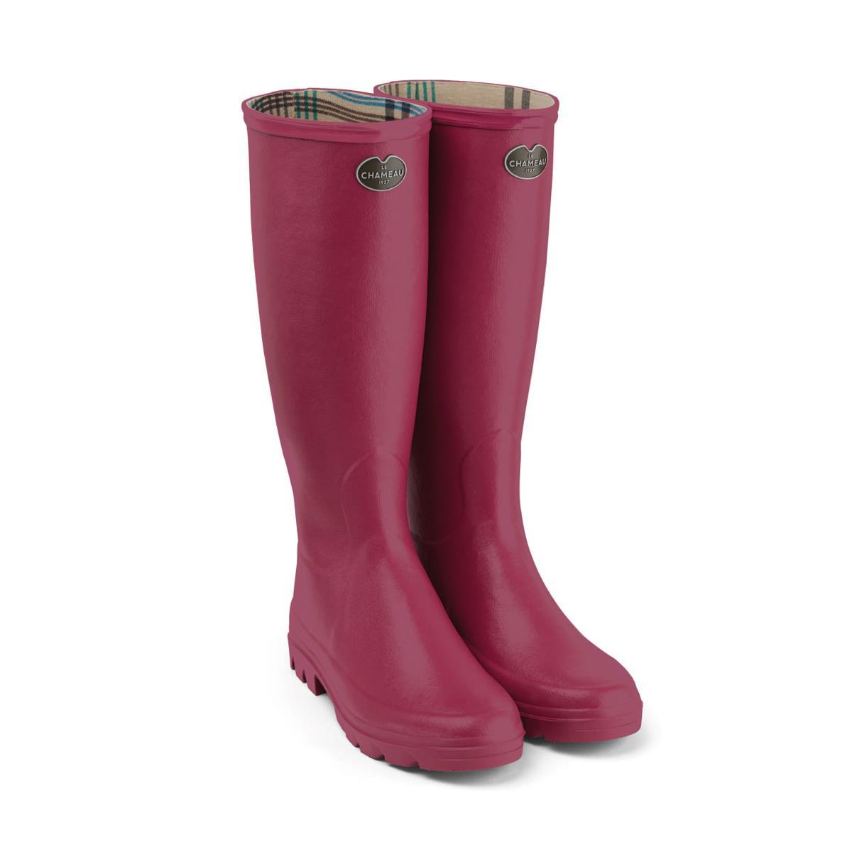Le Chameau Iris Ladies Wellington Boot ROSE
