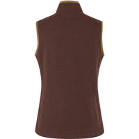 Dark Copper Harkila Womens Sandhem Pro Waistcoat Rear