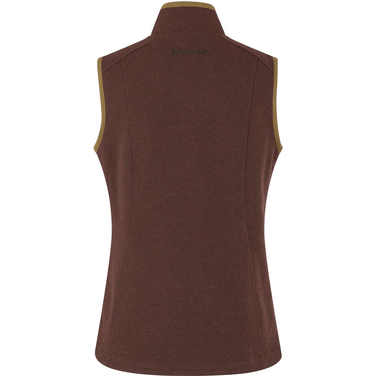 Dark Copper Harkila Womens Sandhem Pro Waistcoat Rear