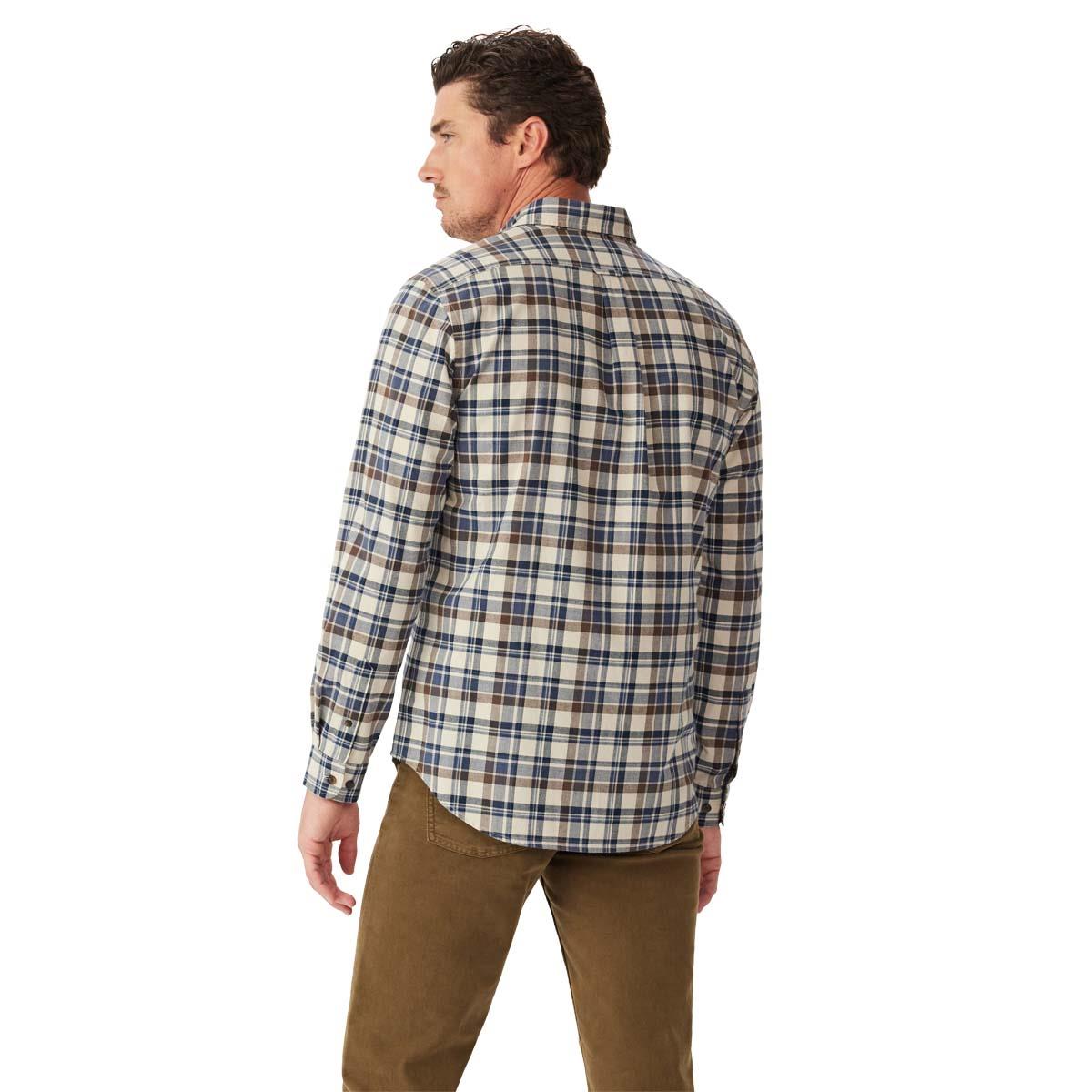R.M. Williams Mens Orion Brushed Check Shirt