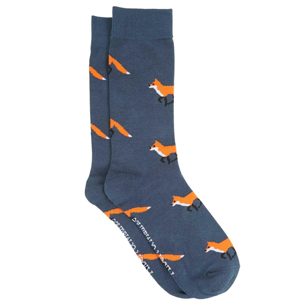 Albert and Maurice Mens Fox Socks