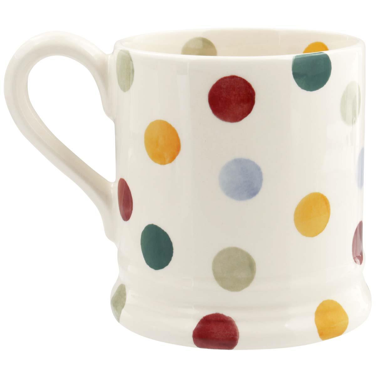 Emma Bridgewater Polka Dot Mummy Half Pint Mug RIGHT