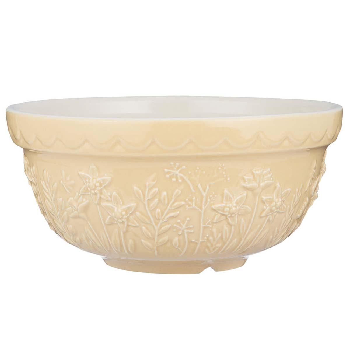 Mason Cash In The Meadow Mixing Bowl Size 30 Daffodil pack