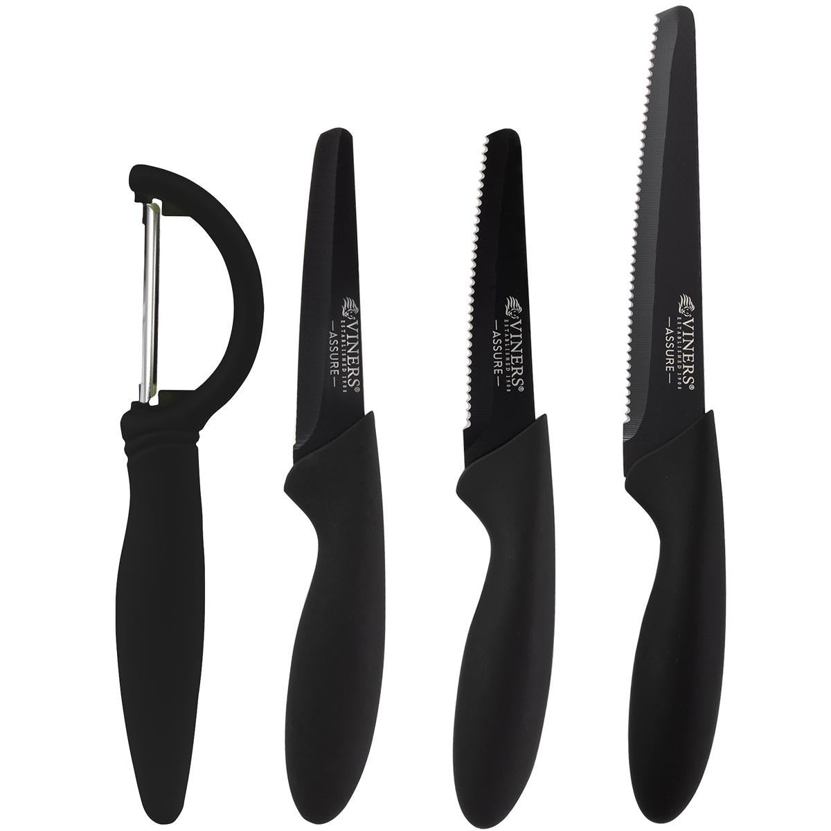 Viners Assure 4 Piece Peel & Prep Set