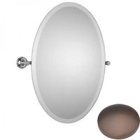 City Bronze Samuel Heath Style Moderne Oval Tilting Mirror L6746-XL