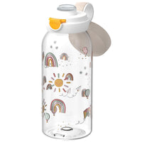 Mepal Campus Sunshine & Rainbow Flip Cap Bottle Open