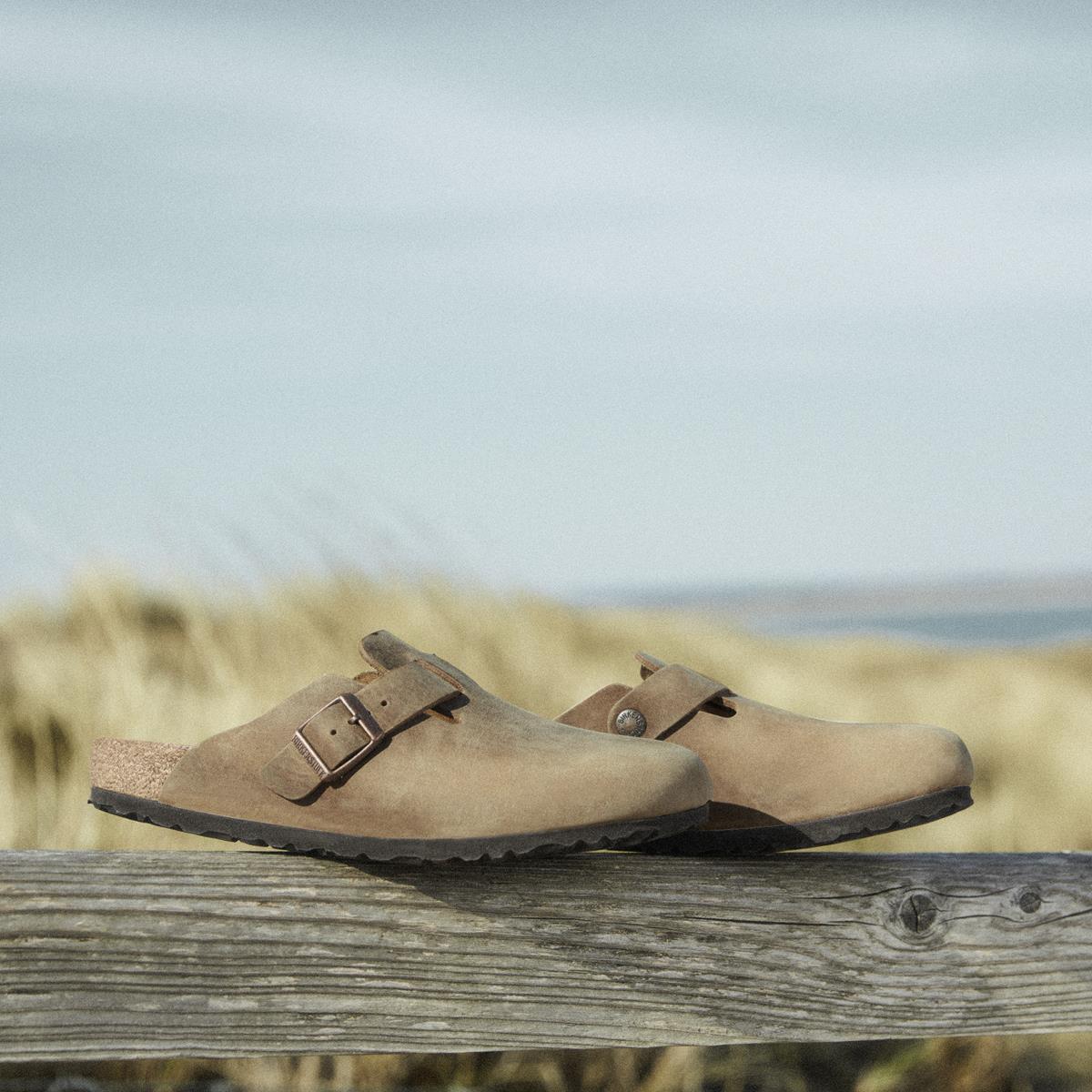 Birkenstock Boston Oiled Leather Clogs Lifestyle