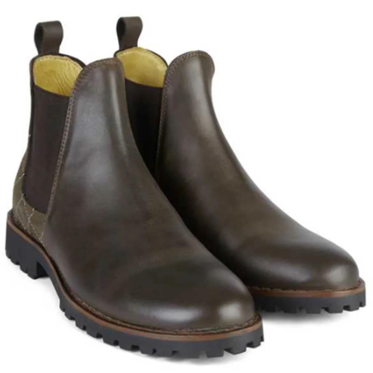 Le Chameau Jameson Quilted Chelsea Boot Marron