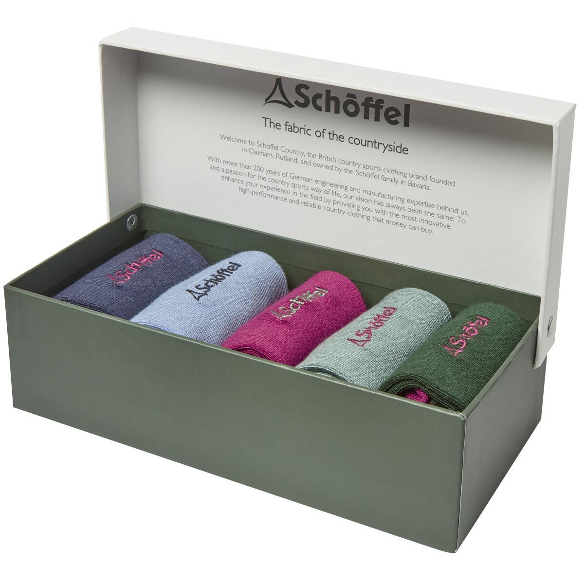 Schoffel Womens Bamboo Socks Pack Of 5