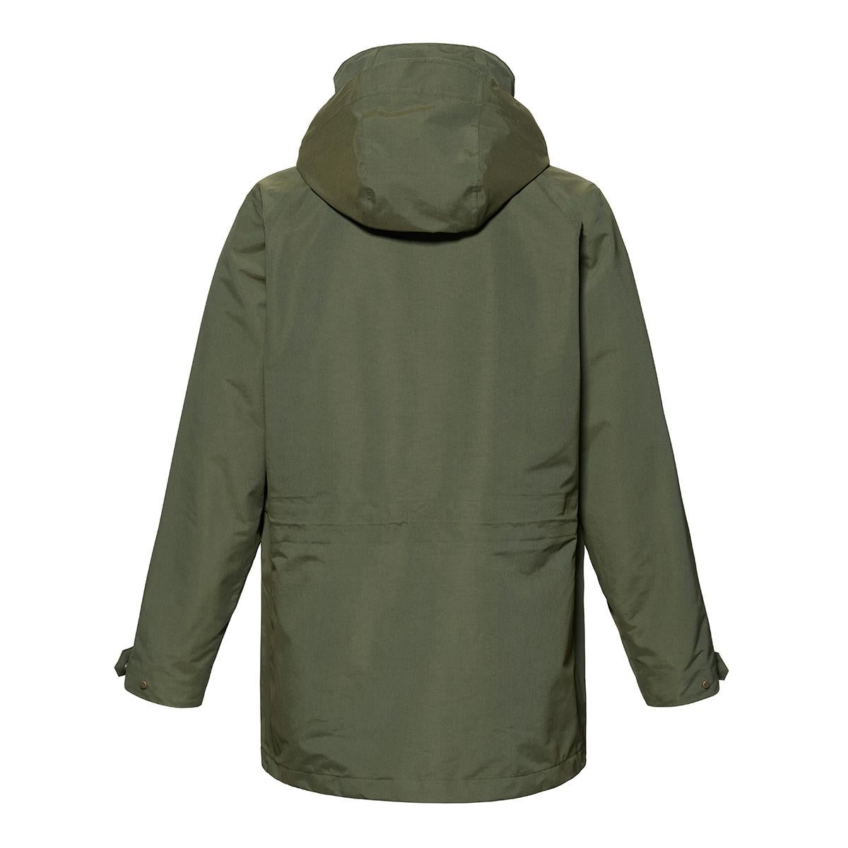 Deep Green Musto Mens Outdoor Country Westmoor Waterproof Coat Back