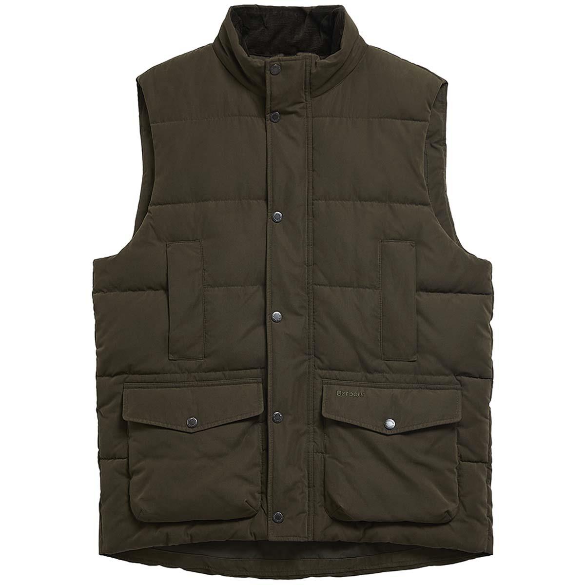 Dark Sage Barbour Mens Lonnen Gilet