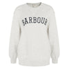 Cloud/Navy Barbour Womens Northumberland Sweatshirt