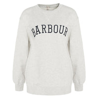 Cloud/Navy Barbour Womens Northumberland Sweatshirt