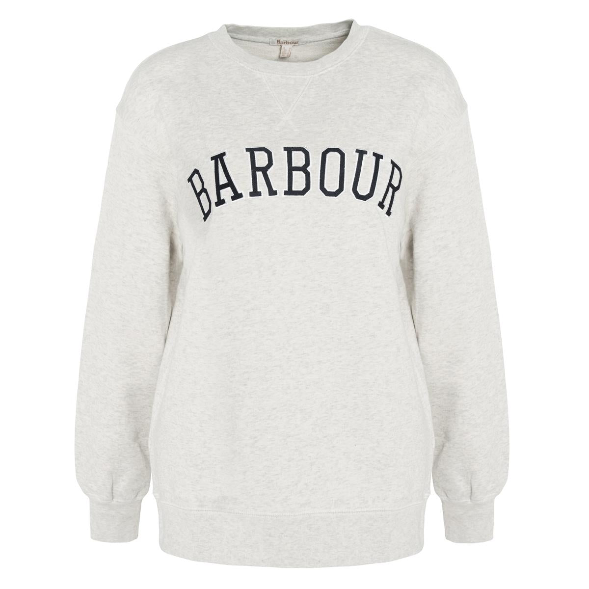 Cloud/Navy Barbour Womens Northumberland Sweatshirt