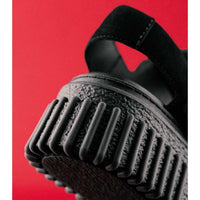 Black Suede Clarks Womens Evamar Wish Sandal Heel