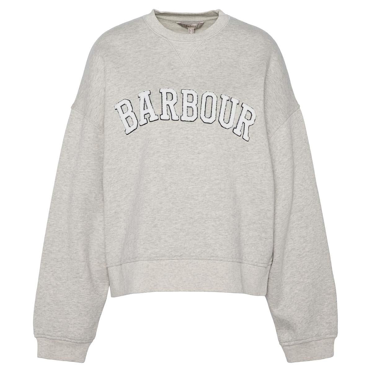 Cloud Marl Barbour Womens Silverdale Sweatshirt