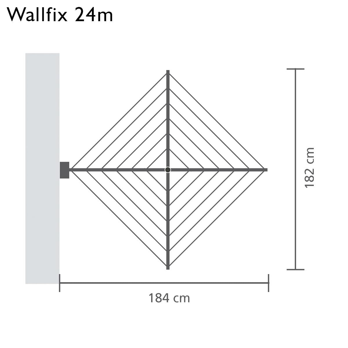 Brabantia Wallfix Dryer Dimensions