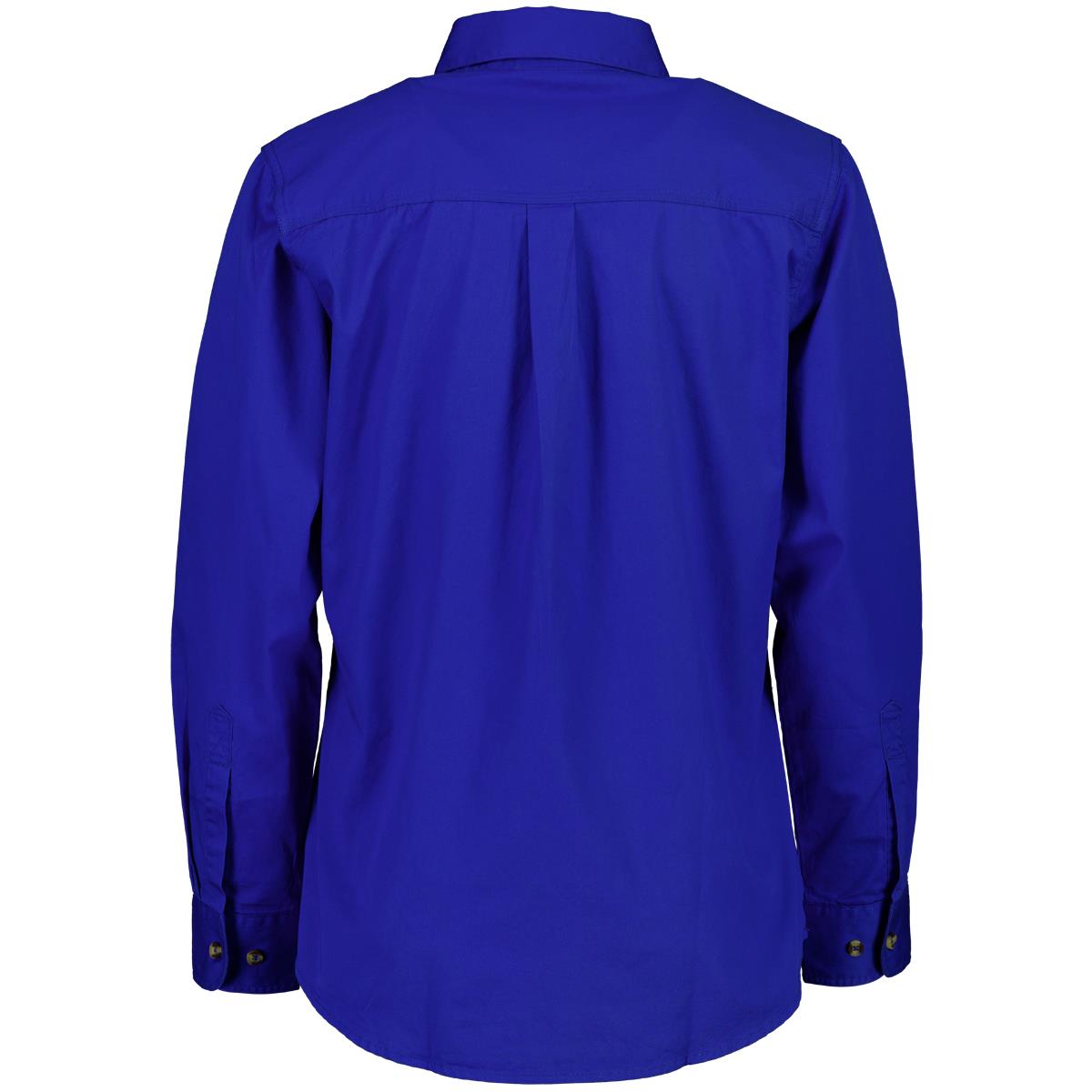 Electric Blue Swanndri Womens Roma Work Shirt Back
