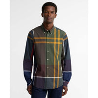 Classic Tartan Barbour Mens Oversized Tartan Dunoon Tailored Shirt Front