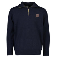 Swanndri Mens Mariner Zip Neck Sweater