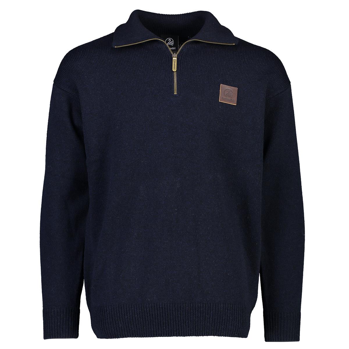 Swanndri Mens Mariner Zip Neck Sweater
