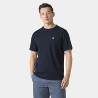 Navy Helly Hansen Mens Hudson T-Shirt on model