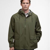 Barbour Mens Trover Waterproof Jacket fern model front