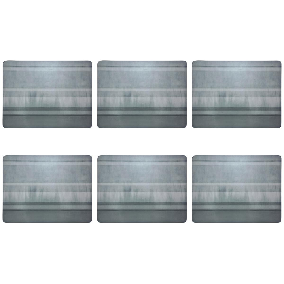 Denby Colours Grey Set Of 6 Placemats