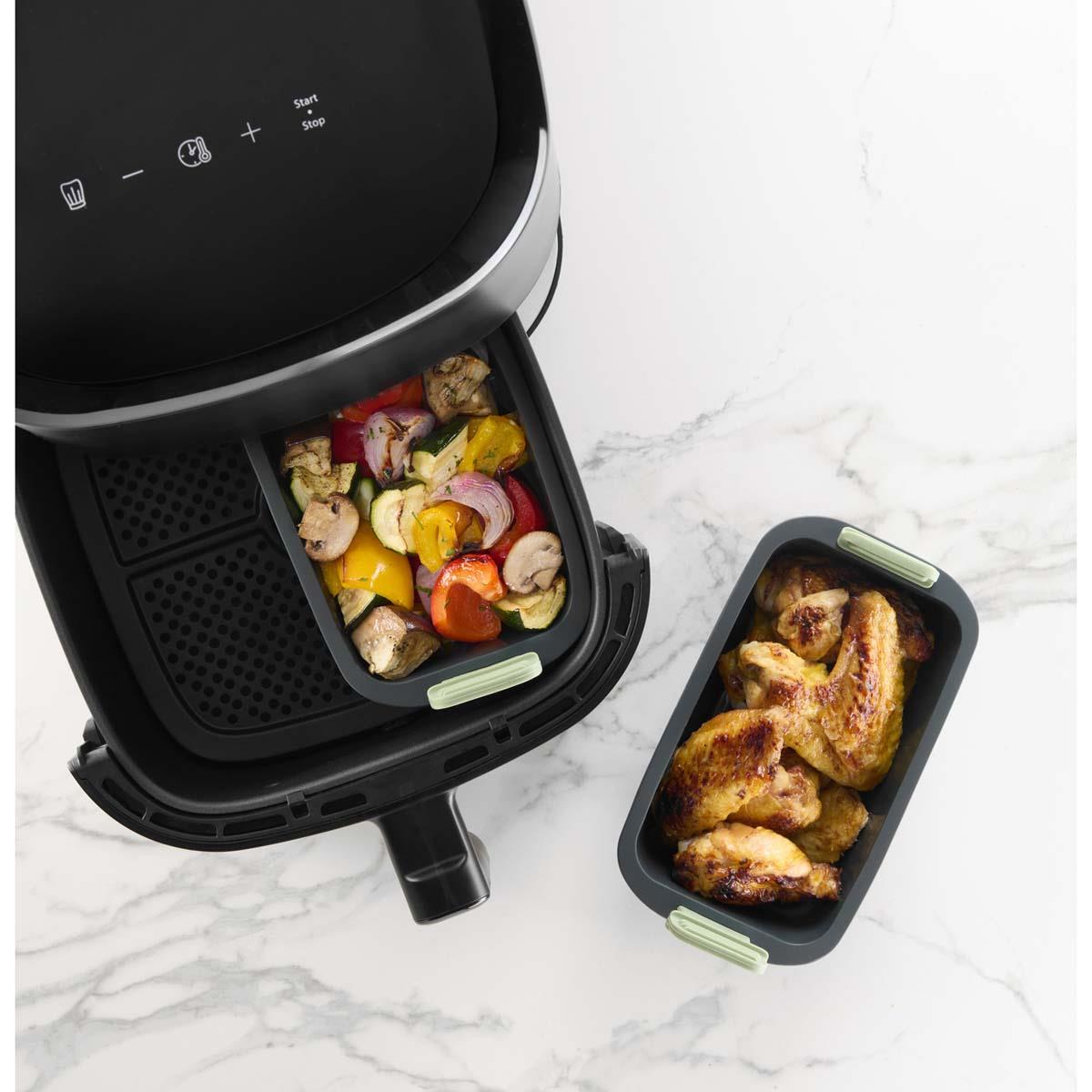 Lekue Air Fryer Rectangular Basket Lifestyle